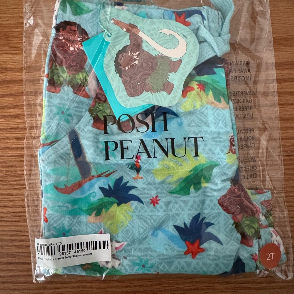 Posh Peanut Maui French Terry Shorts - 2T